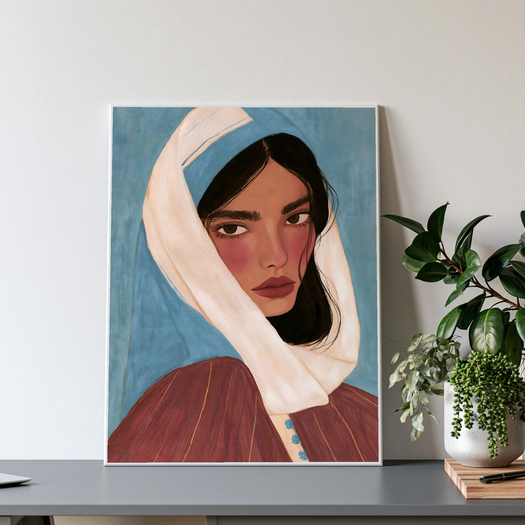Hushed Lean — art print by paintmoon