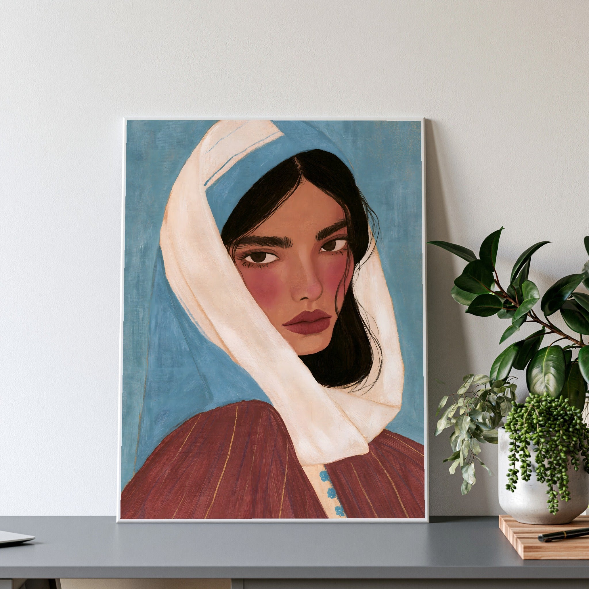 Hushed Lean — art print by paintmoon