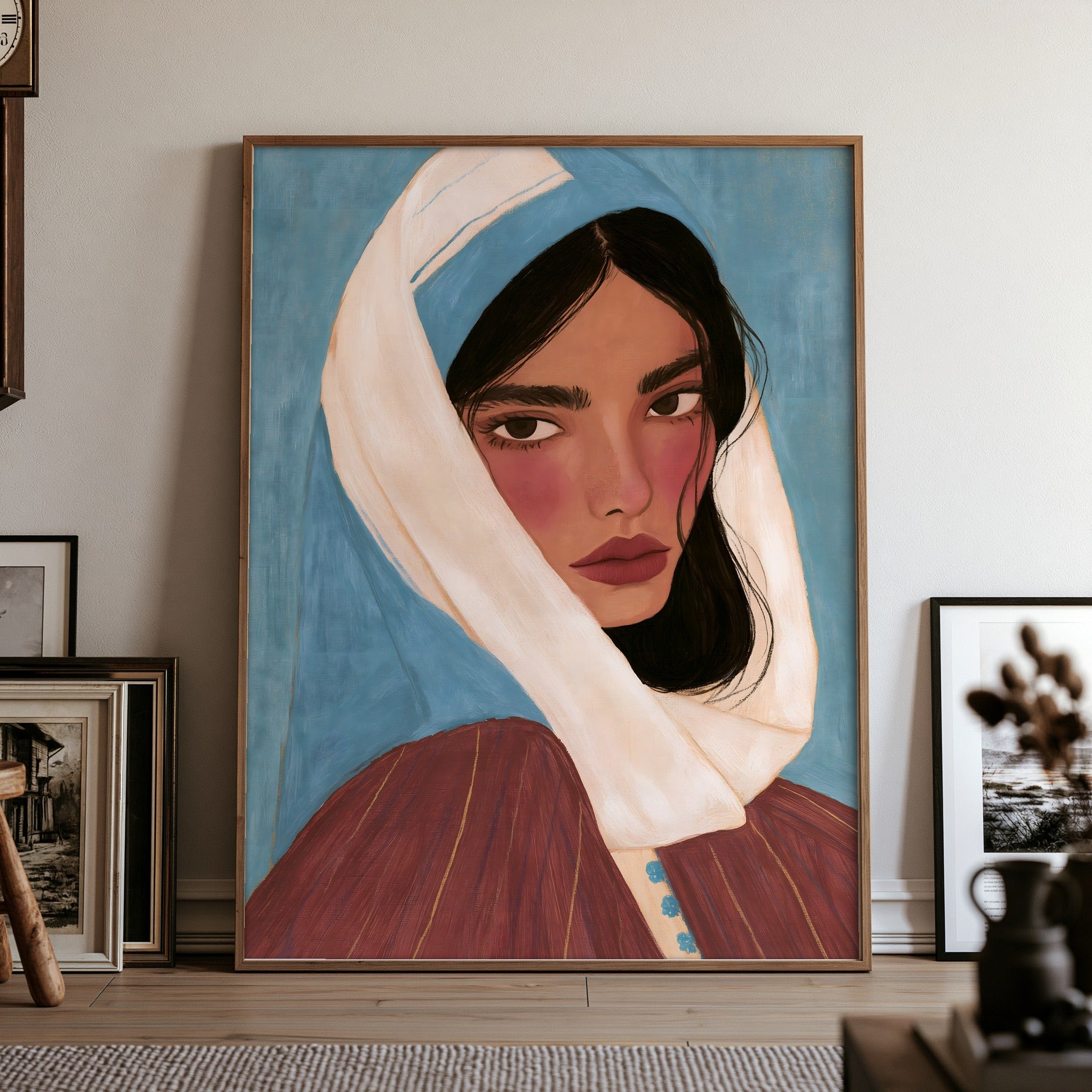 Hushed Lean — art print by paintmoon