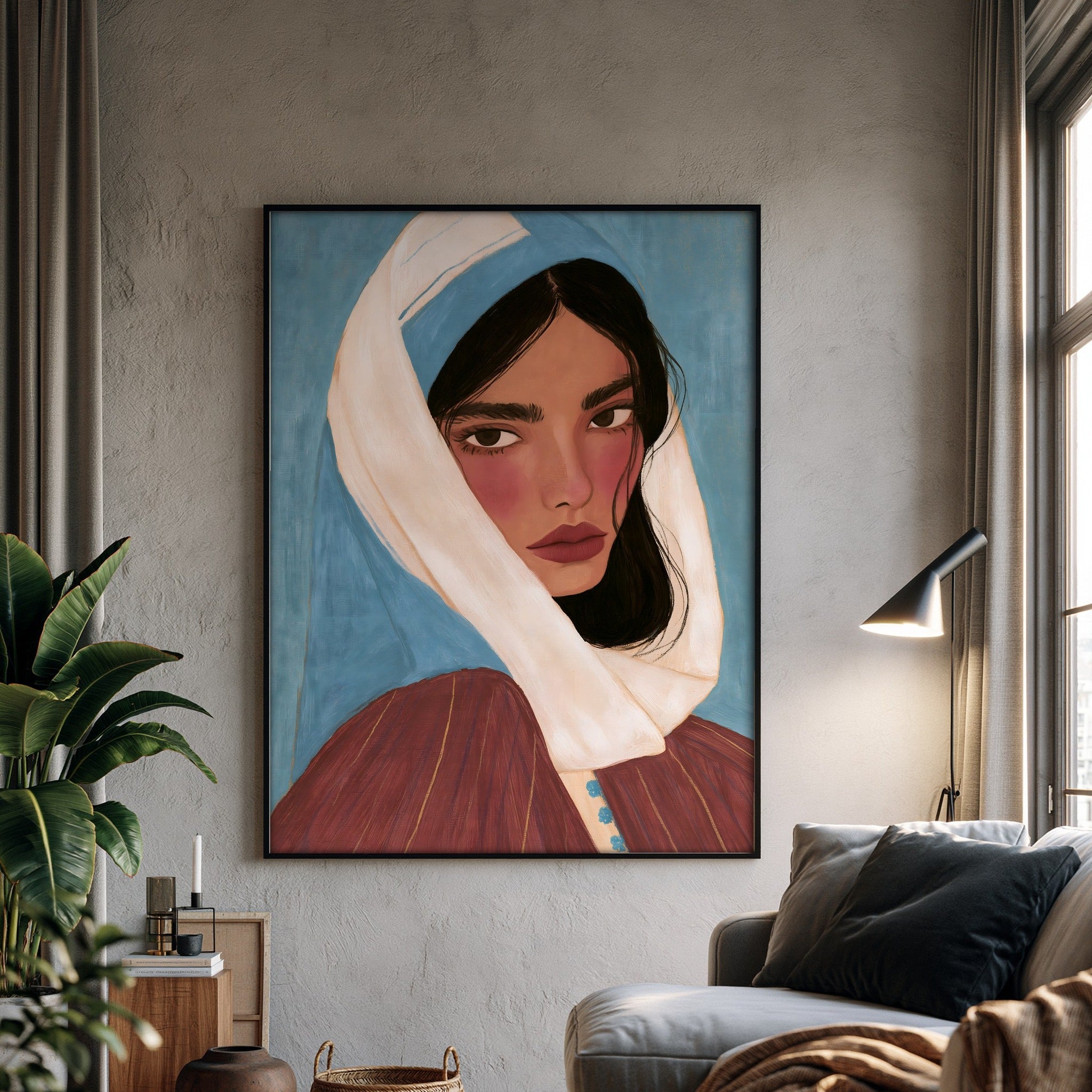 Hushed Lean — art print by paintmoon