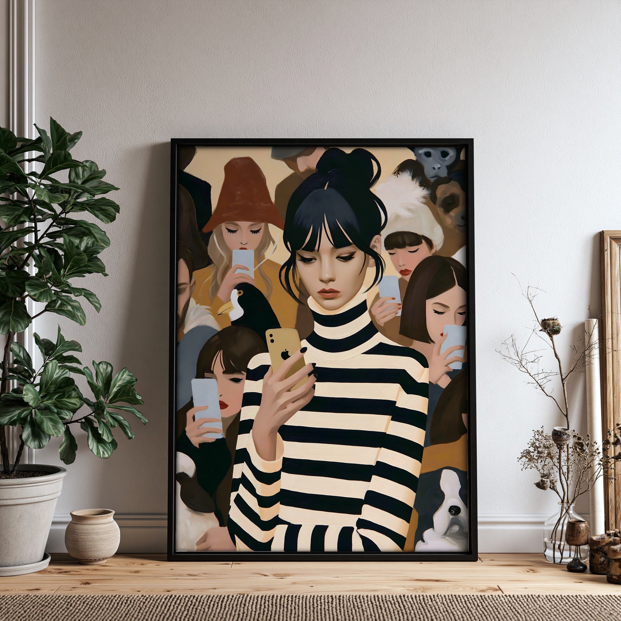 Velvet Driftline — art print by paintmoon