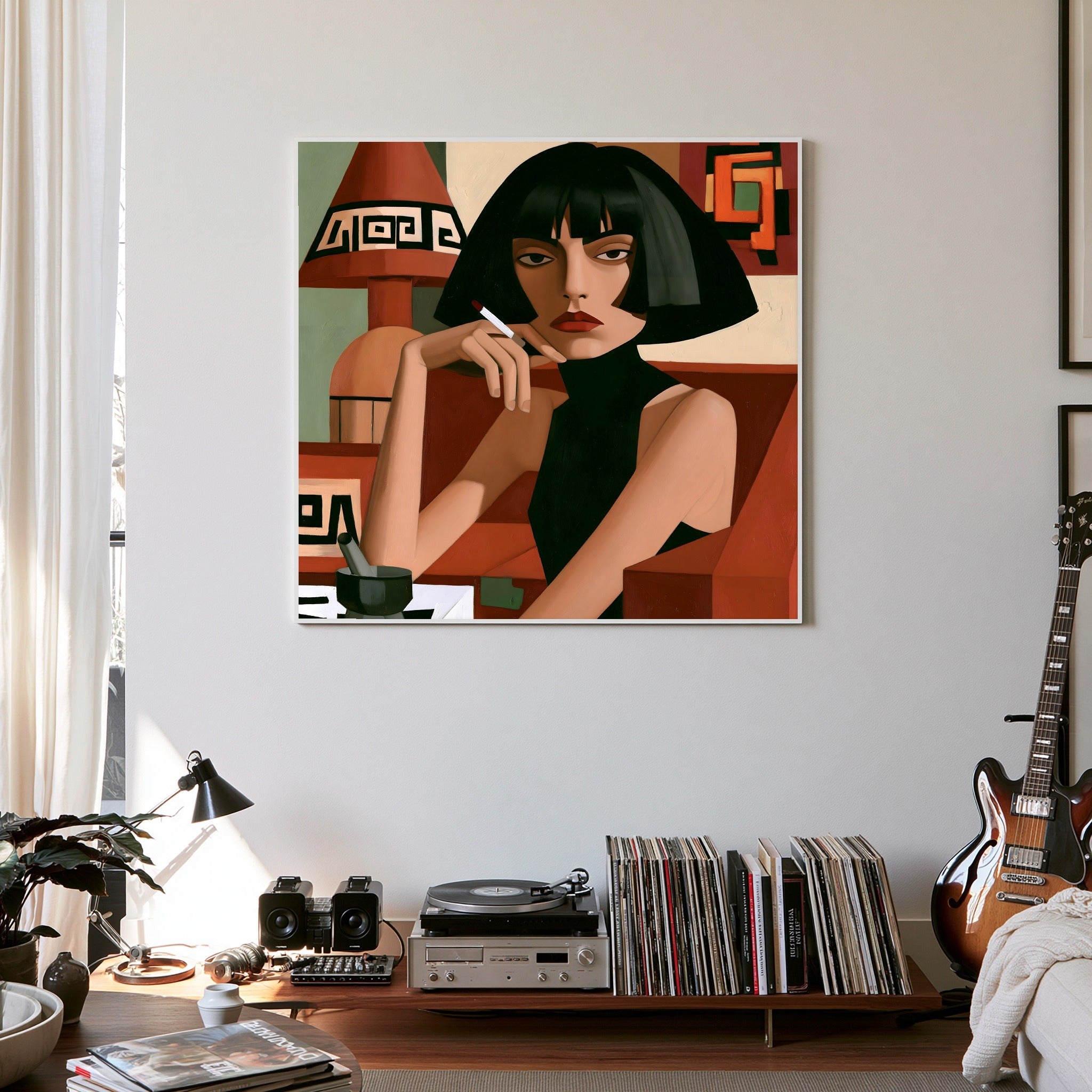 Hold the Sigh — art print by paintmoon