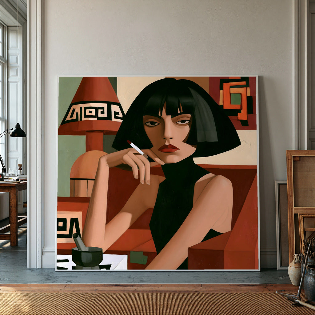 Hold the Sigh — art print by paintmoon