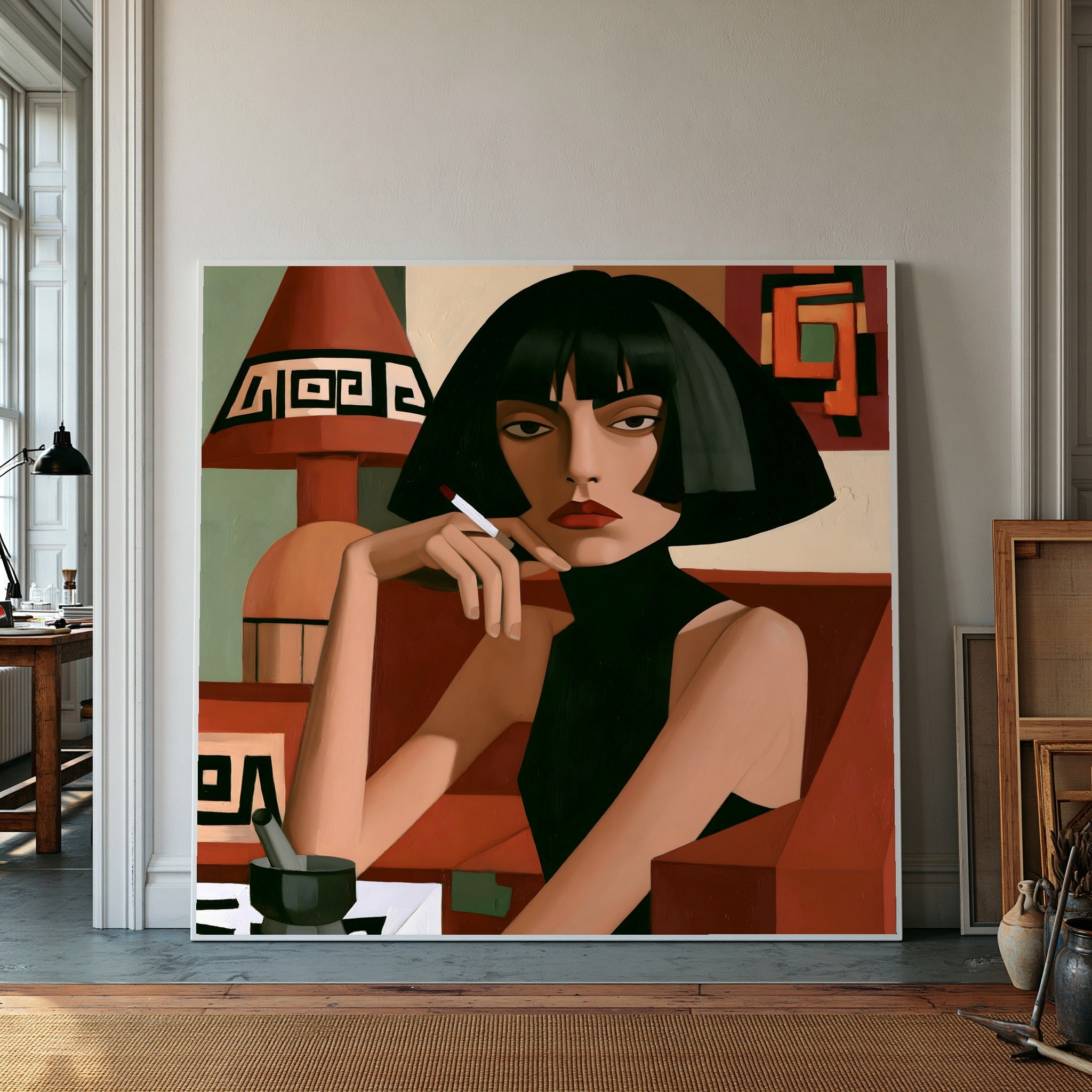 Hold the Sigh — art print by paintmoon