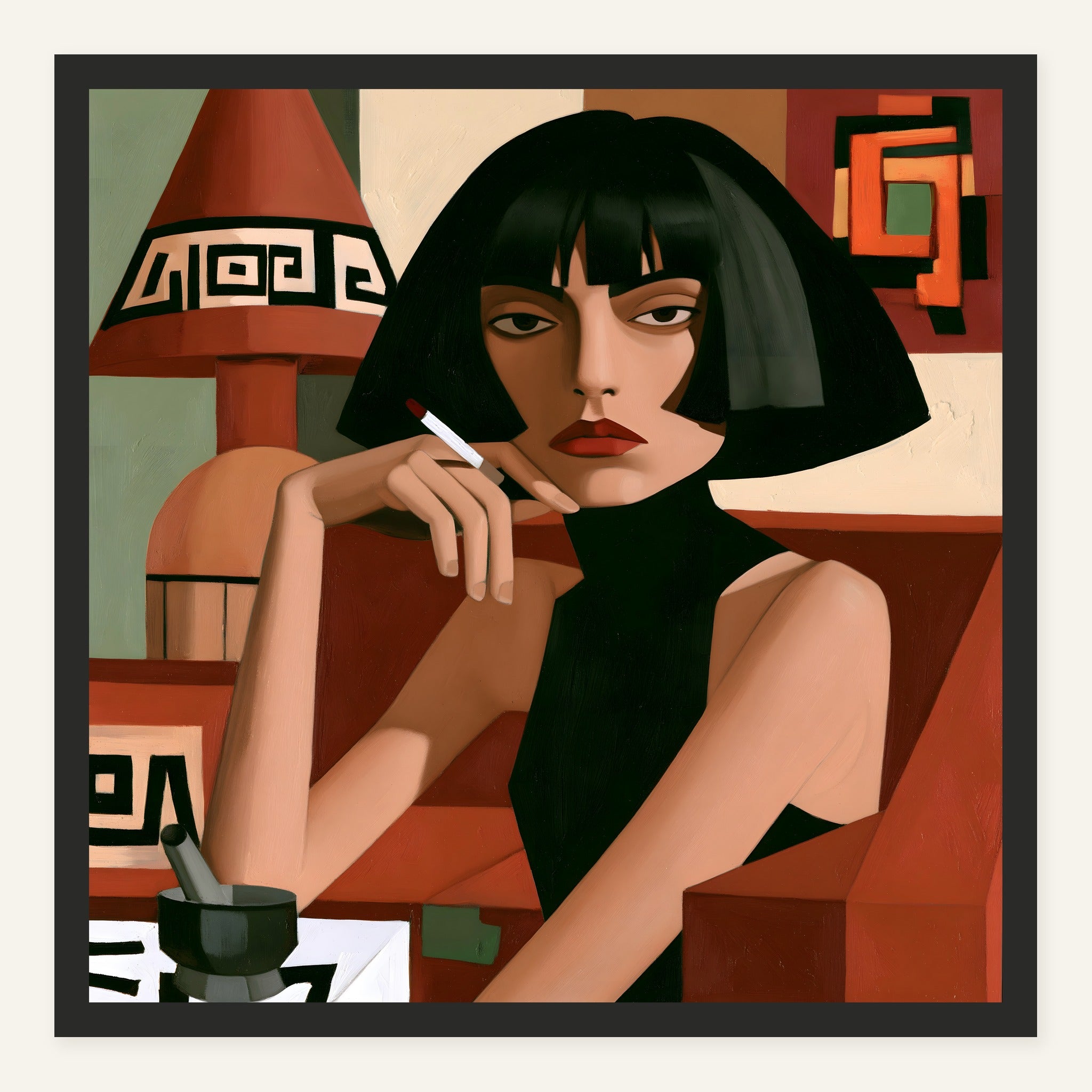 Hold the Sigh — Black frame