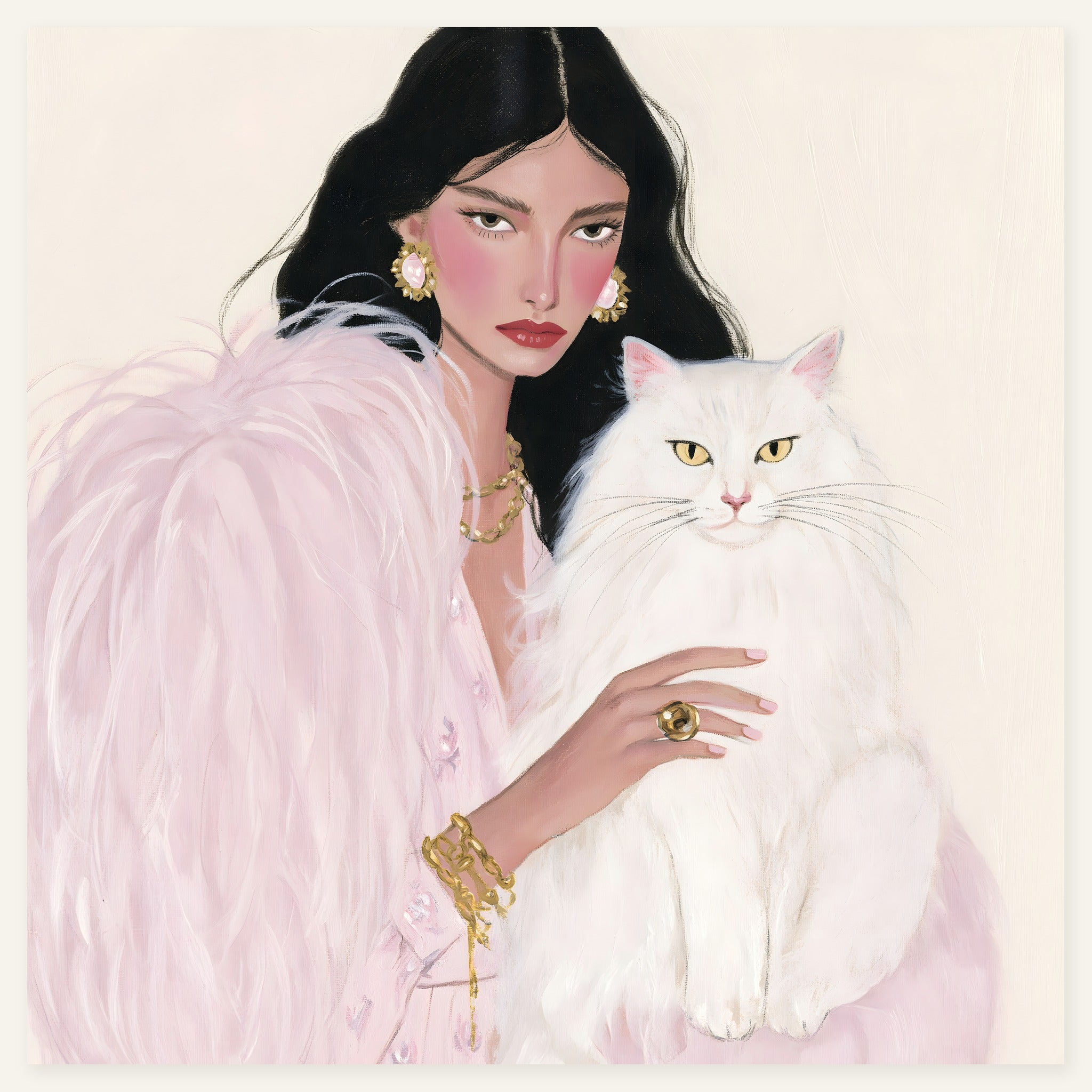 Velvet Hushline — art print by paintmoon