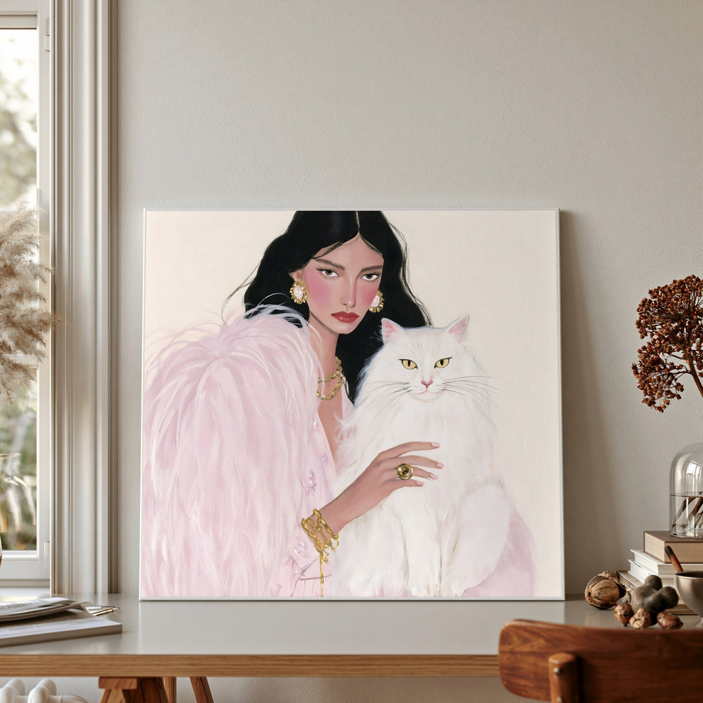 Velvet Hushline — art print by paintmoon