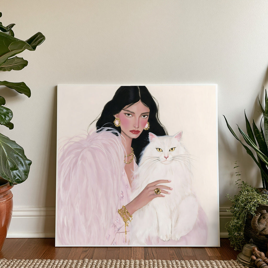 Velvet Hushline — art print by paintmoon