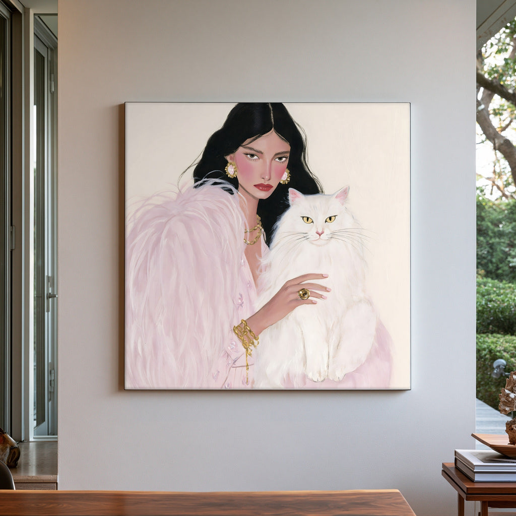 Velvet Hushline — art print by paintmoon