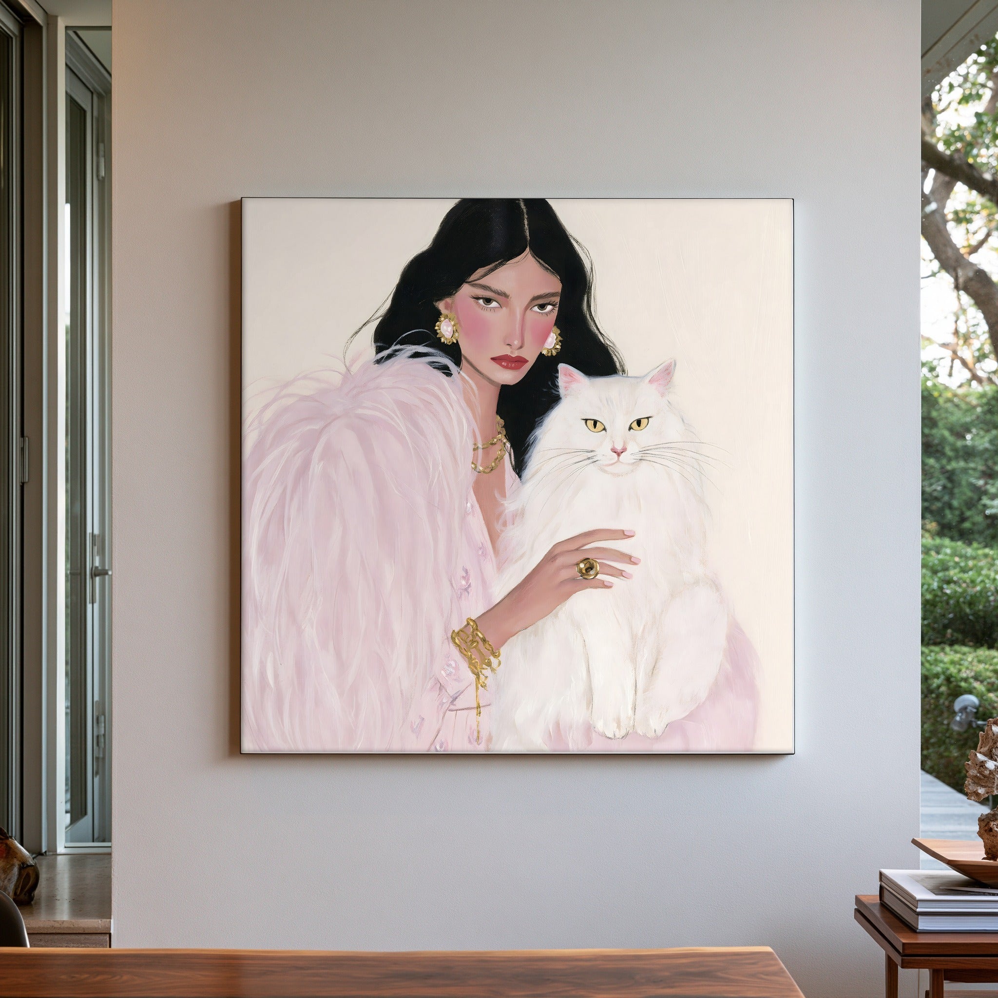Velvet Hushline — art print by paintmoon
