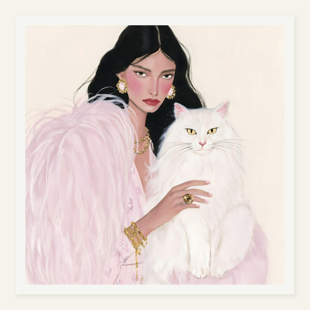 Velvet Hushline — White frame