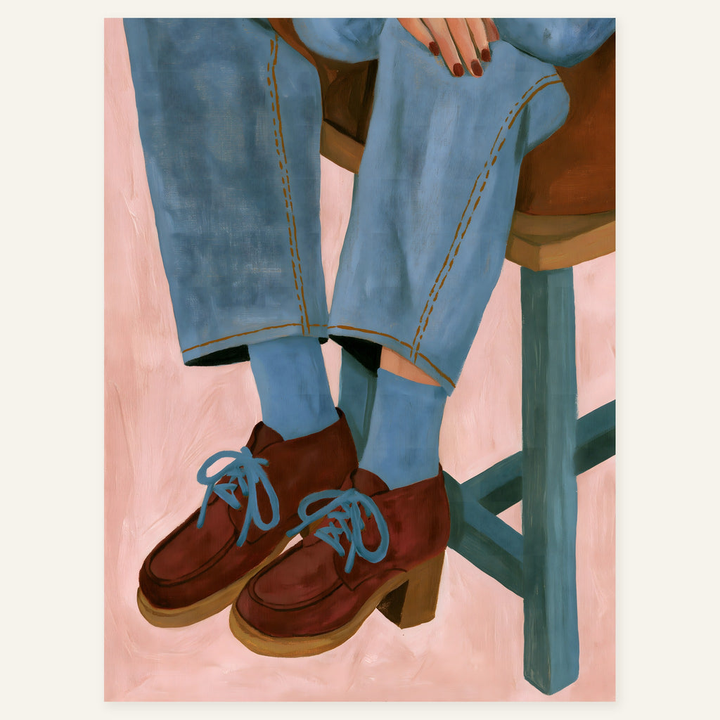 Nowhere Tilt — art print by paintmoon