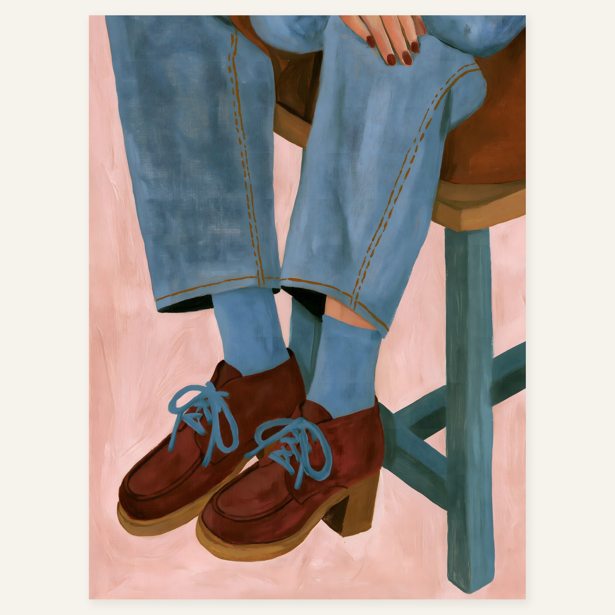 Nowhere Tilt — art print by paintmoon