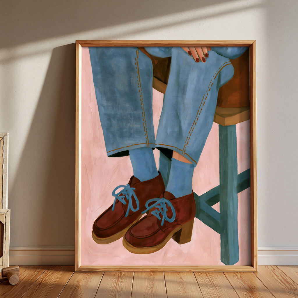 Nowhere Tilt — art print by paintmoon