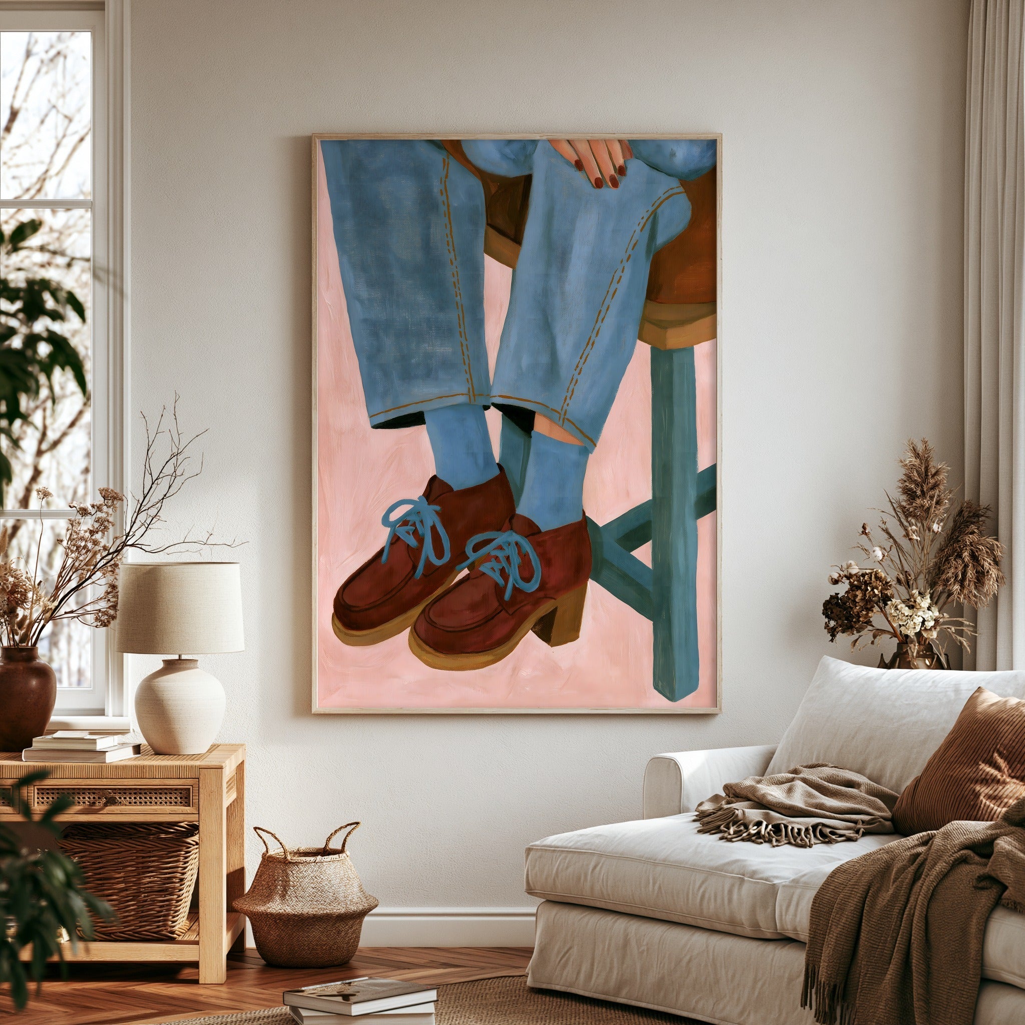 Nowhere Tilt — art print by paintmoon