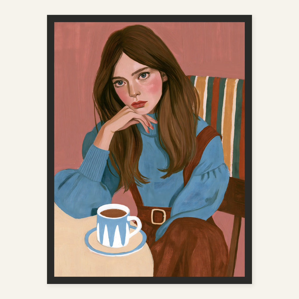Blue Cupside — Black frame