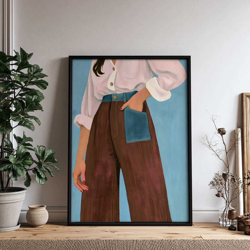 Sideward Hold — art print by paintmoon