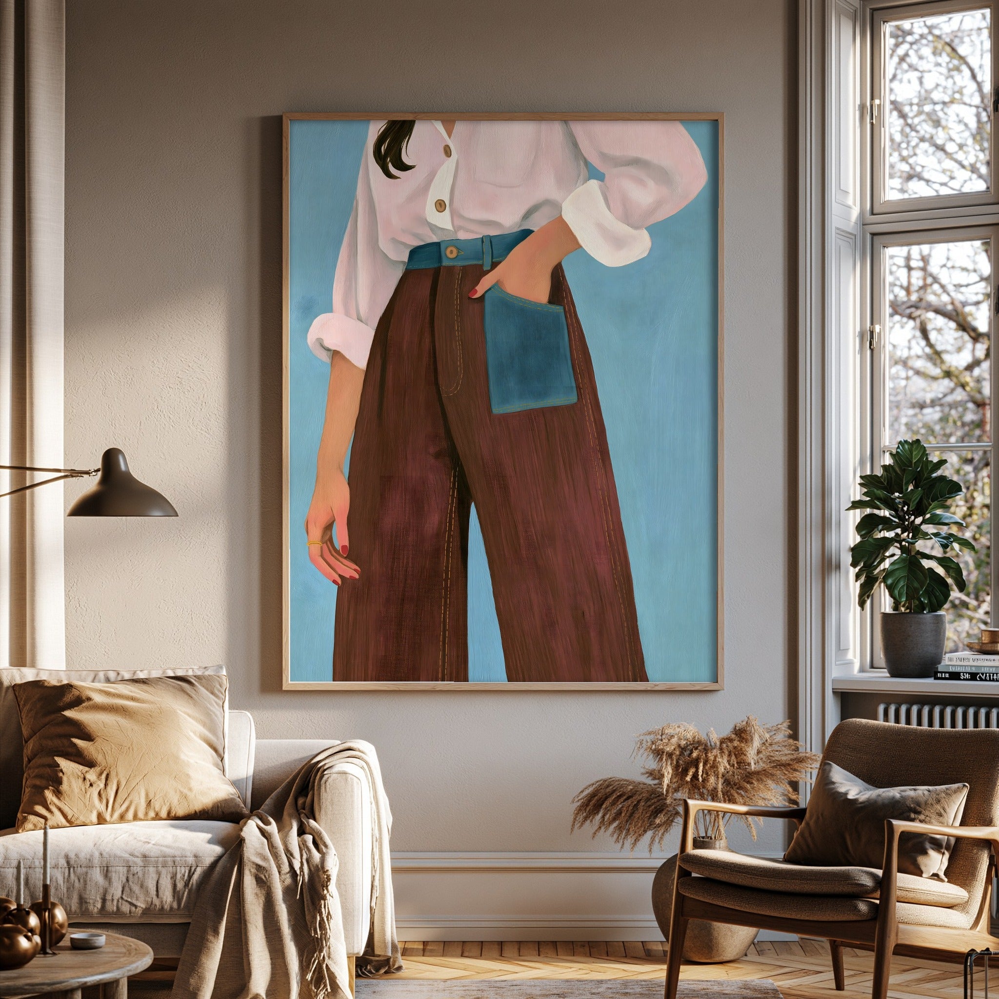Sideward Hold — art print by paintmoon