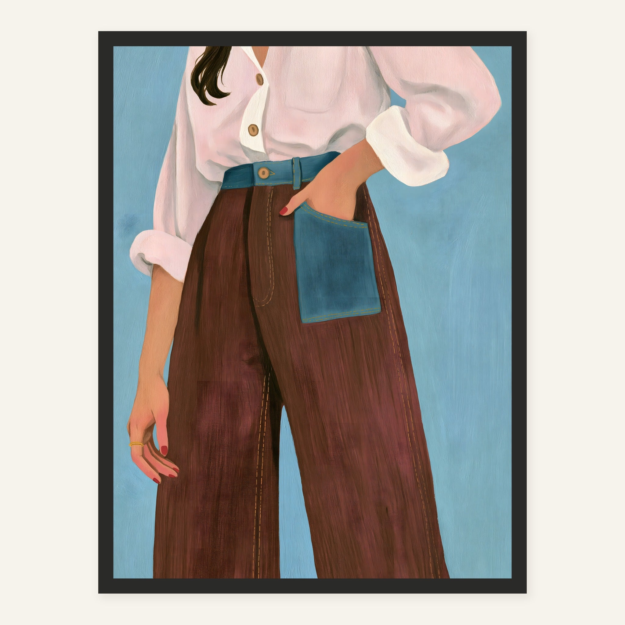 Sideward Hold — Black frame