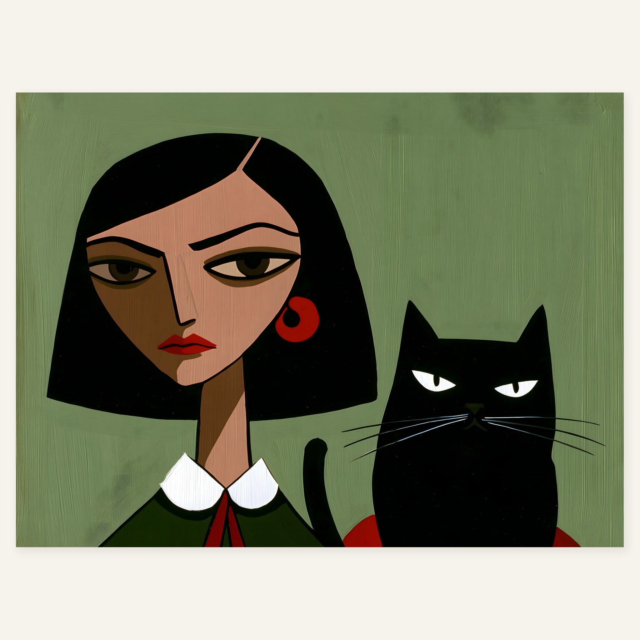 Moonstill — art print by paintmoon