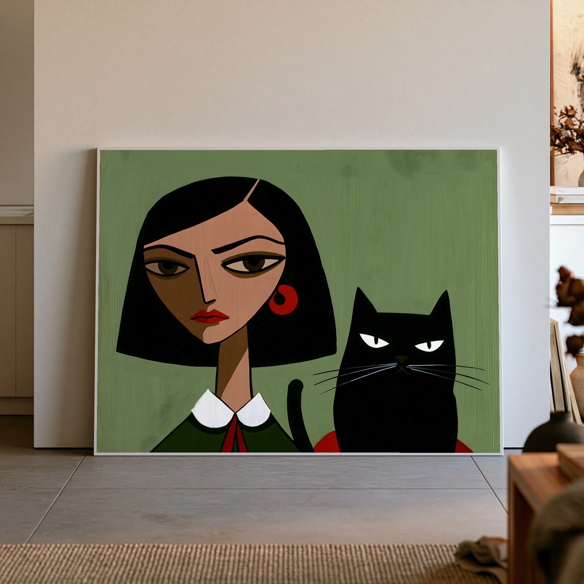 Moonstill — art print by paintmoon