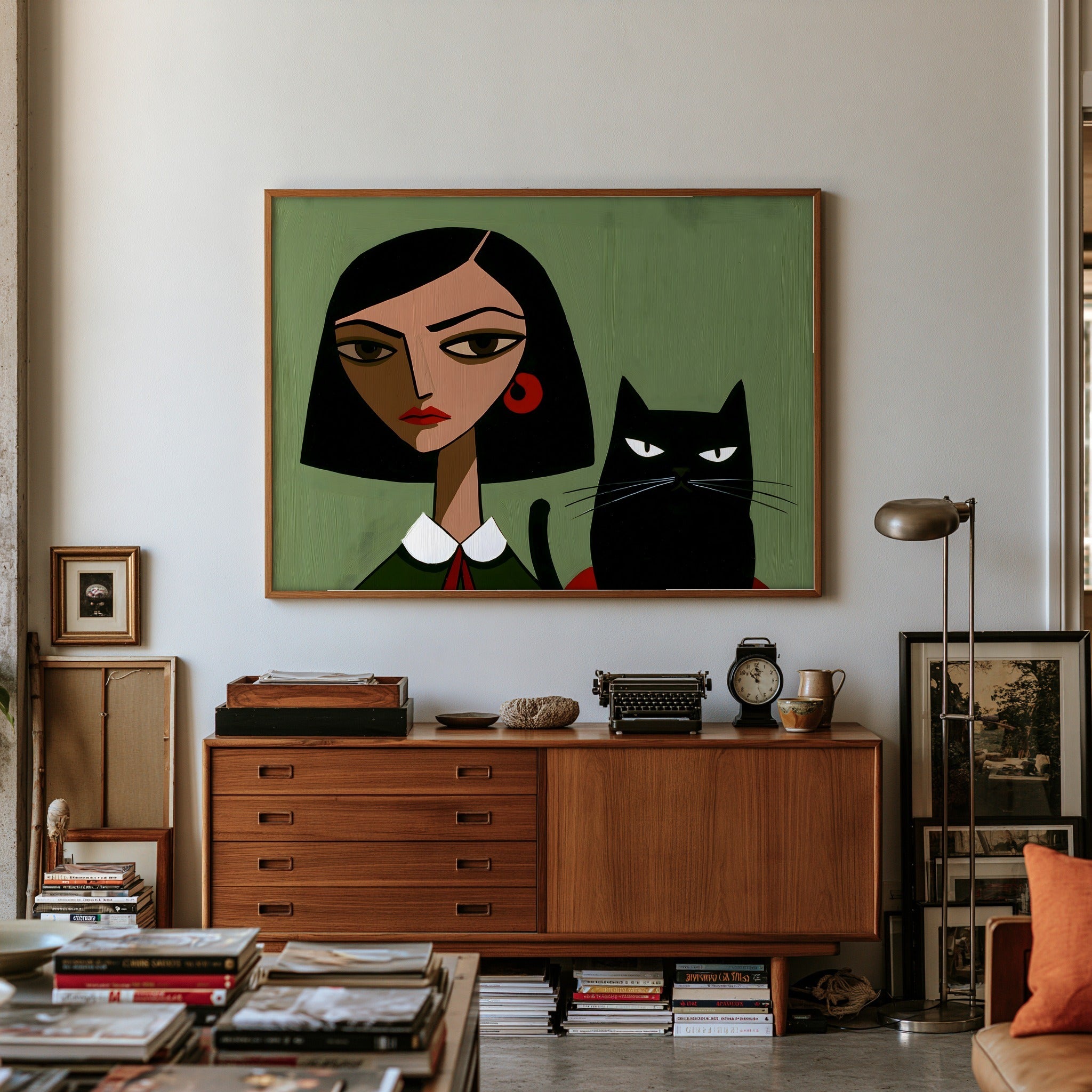 Moonstill — art print by paintmoon