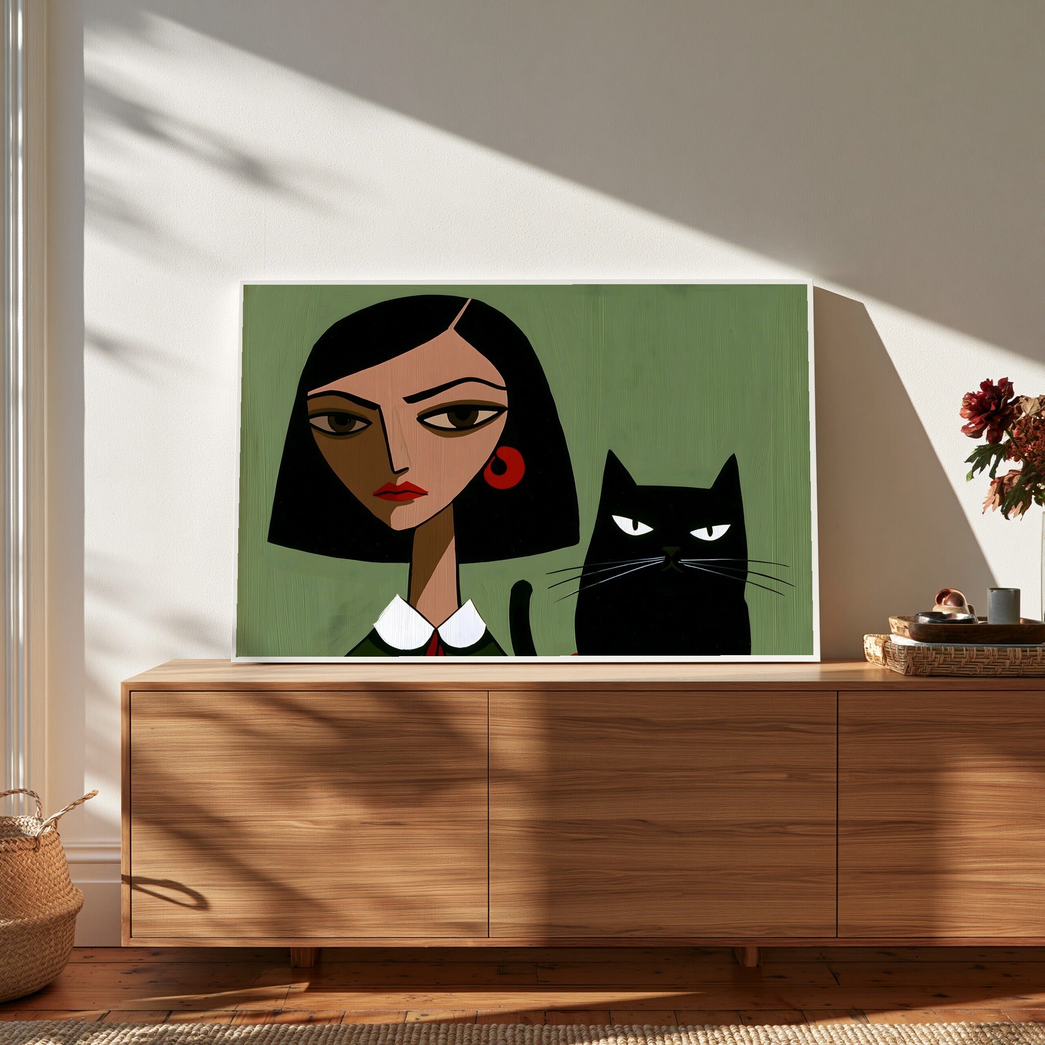 Moonstill — art print by paintmoon