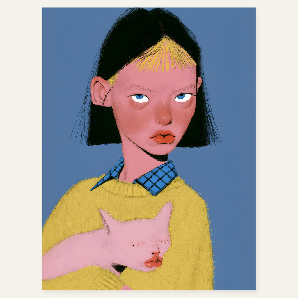 Somewhere Soft — art print by paintmoon