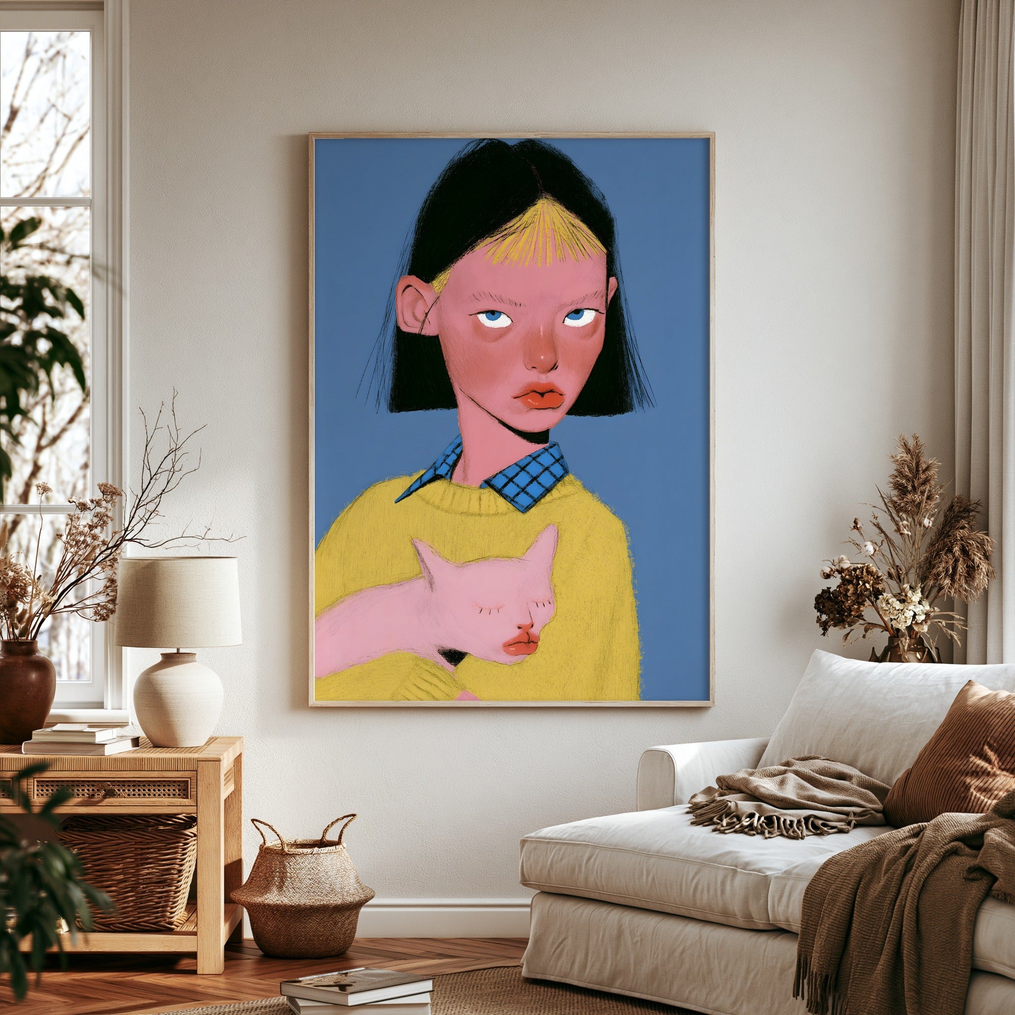 Somewhere Soft — art print by paintmoon