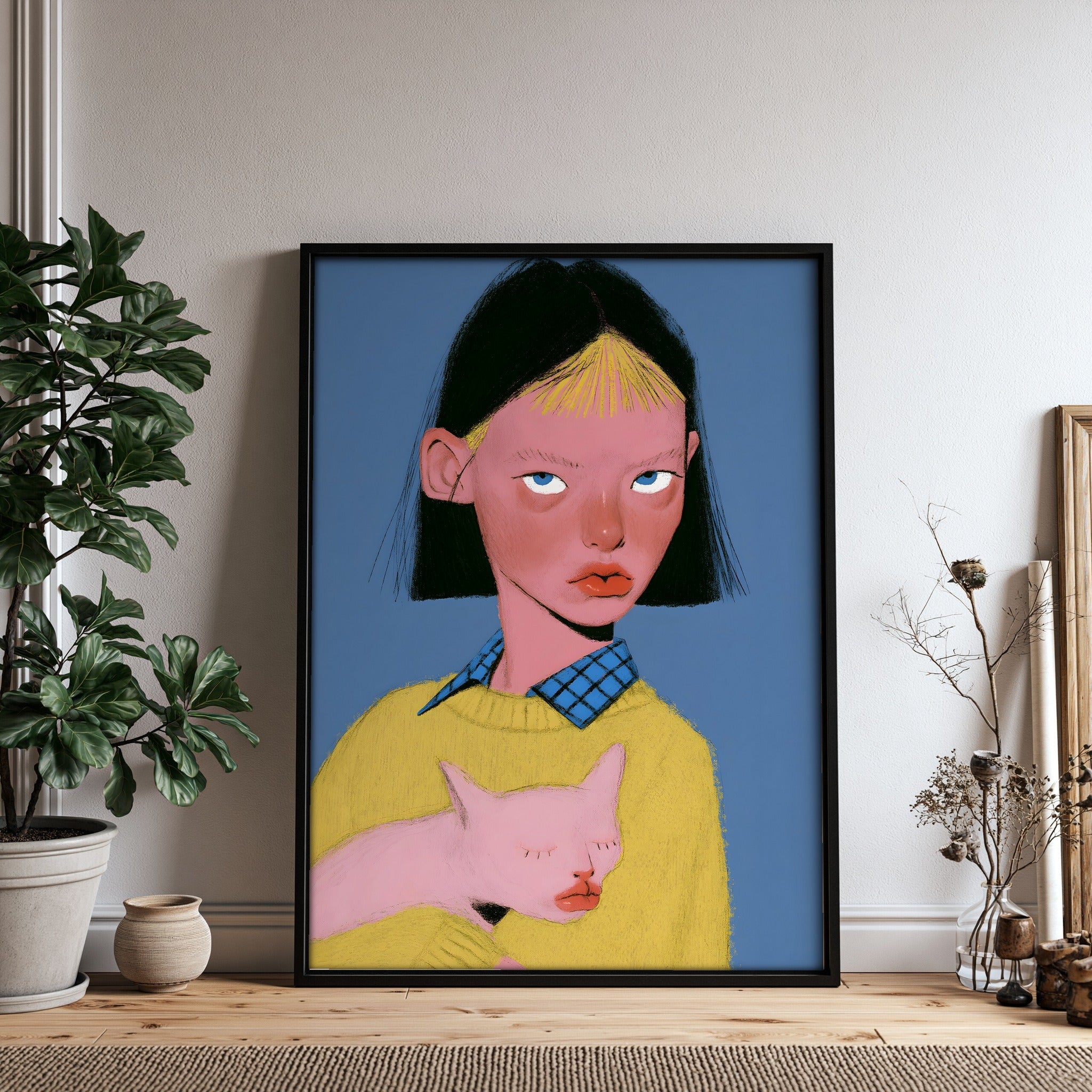 Somewhere Soft — art print by paintmoon