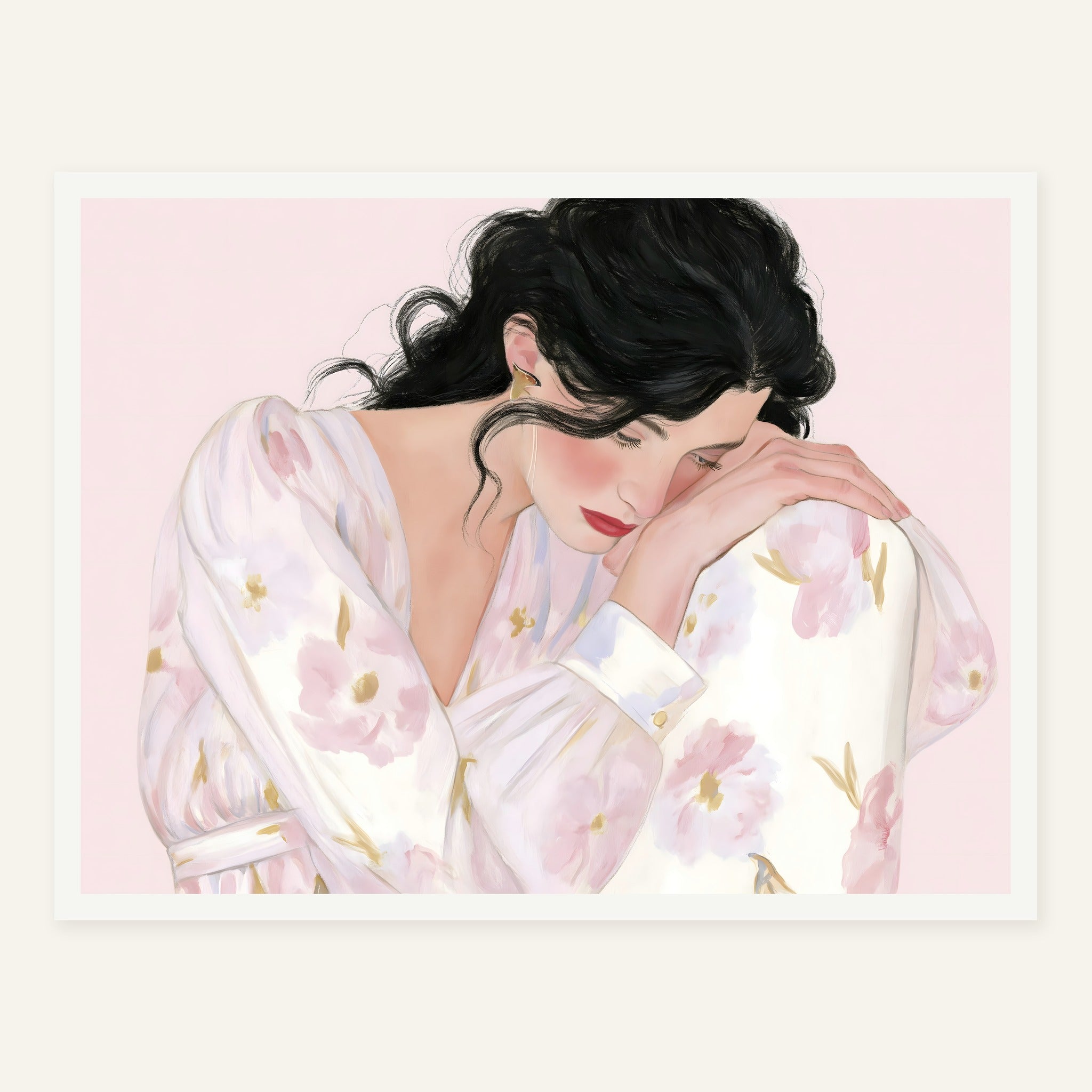 Velvet Whisper — White frame