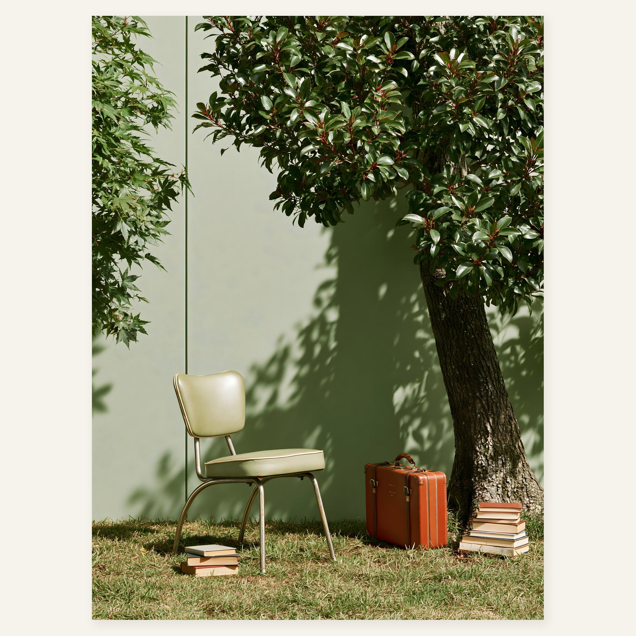 Under the Leaves — art print by paintmoon