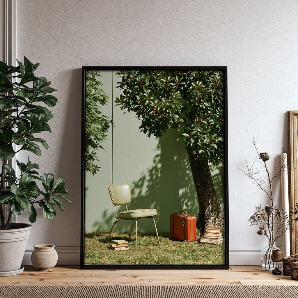 Under the Leaves — art print by paintmoon