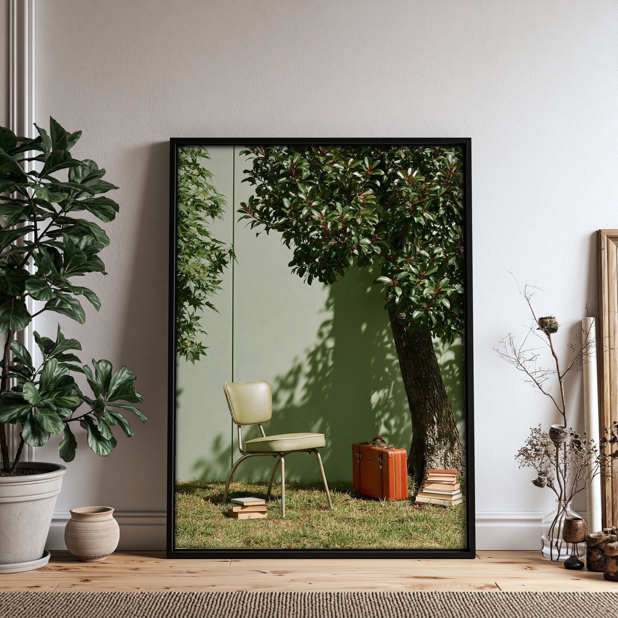 Under the Leaves — art print by paintmoon