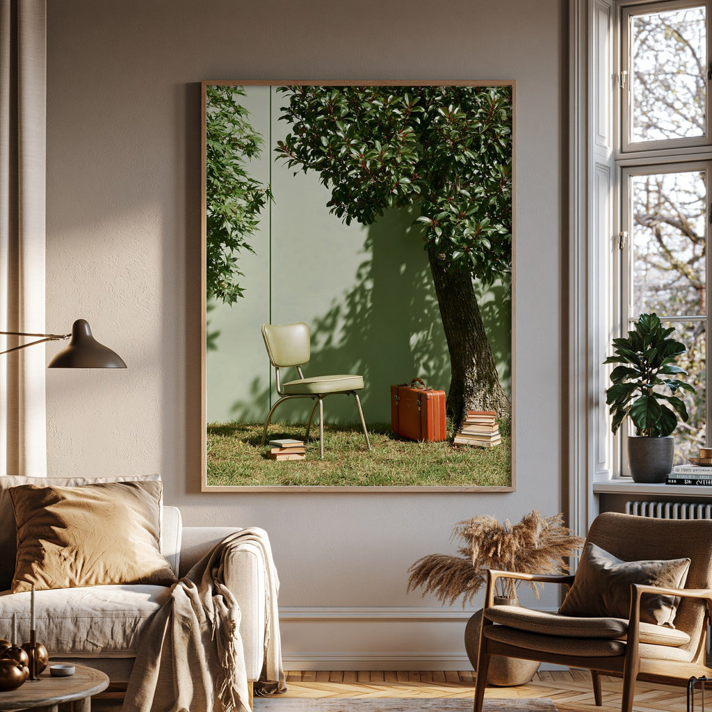 Under the Leaves — art print by paintmoon