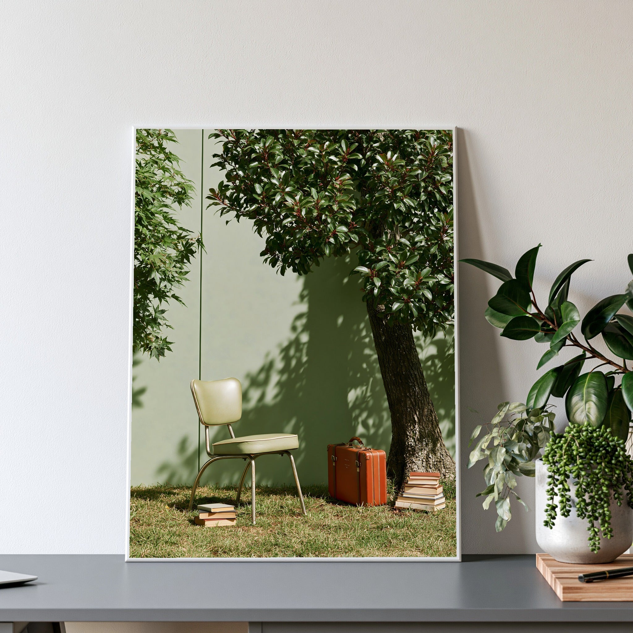 Under the Leaves — art print by paintmoon