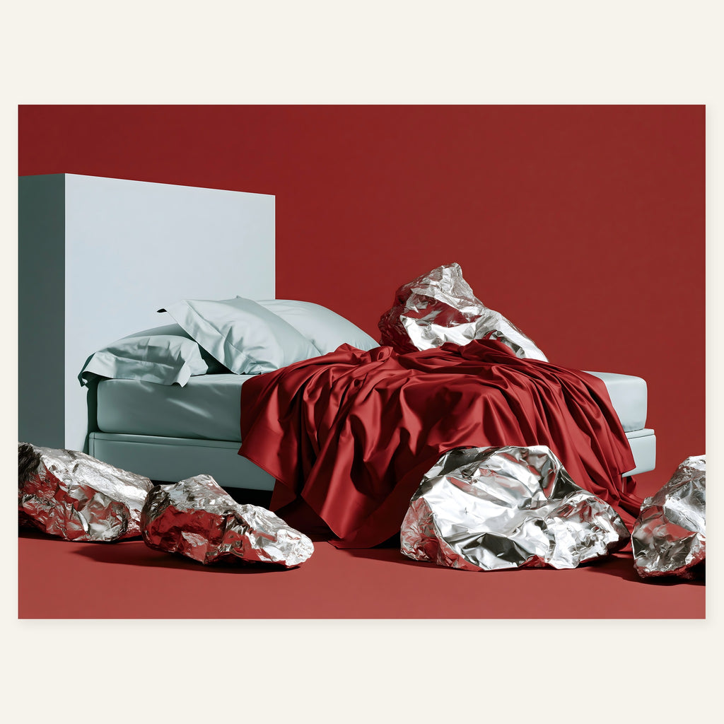 Crimson Layover — art print by paintmoon