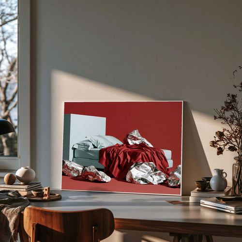 Crimson Layover — art print by paintmoon
