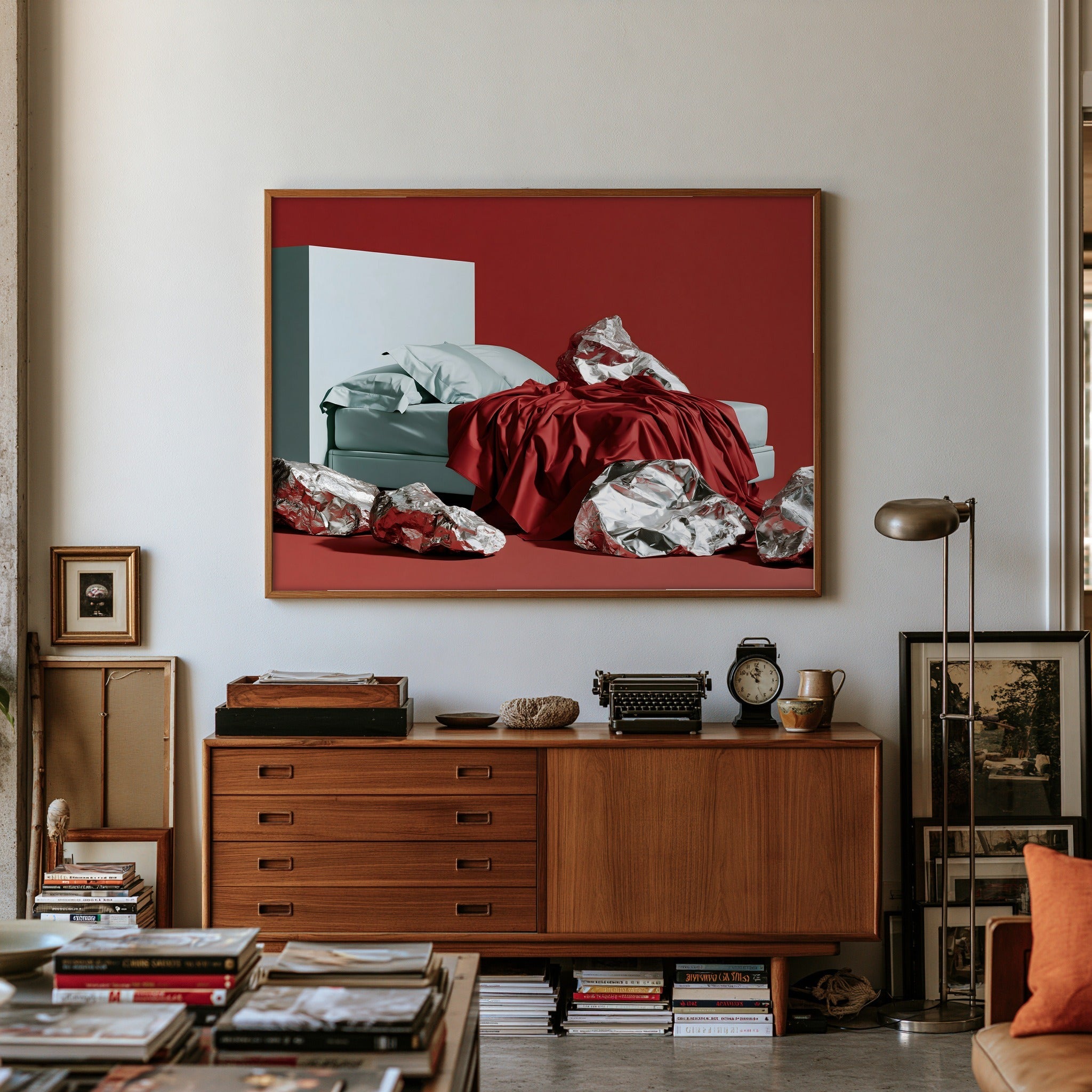 Crimson Layover — art print by paintmoon