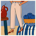 Stripe Footstep — art print by paintmoon