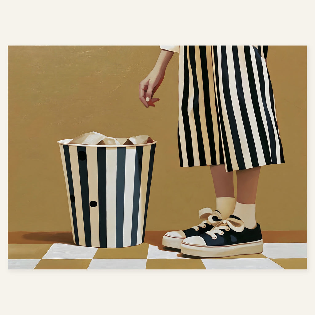 After the Checkout — art print by paintmoon