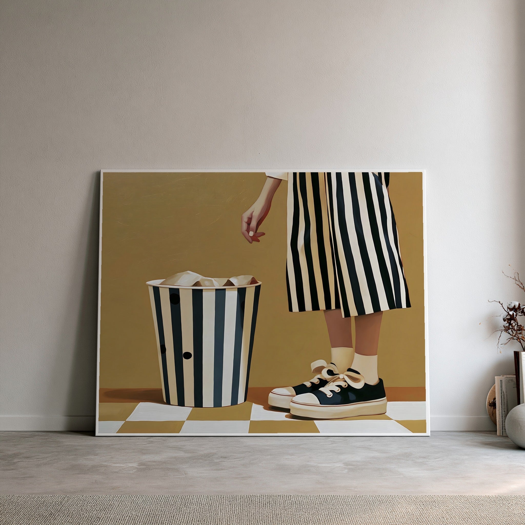 After the Checkout — art print by paintmoon
