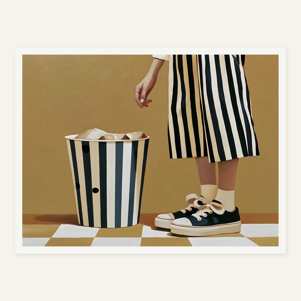 After the Checkout — White frame