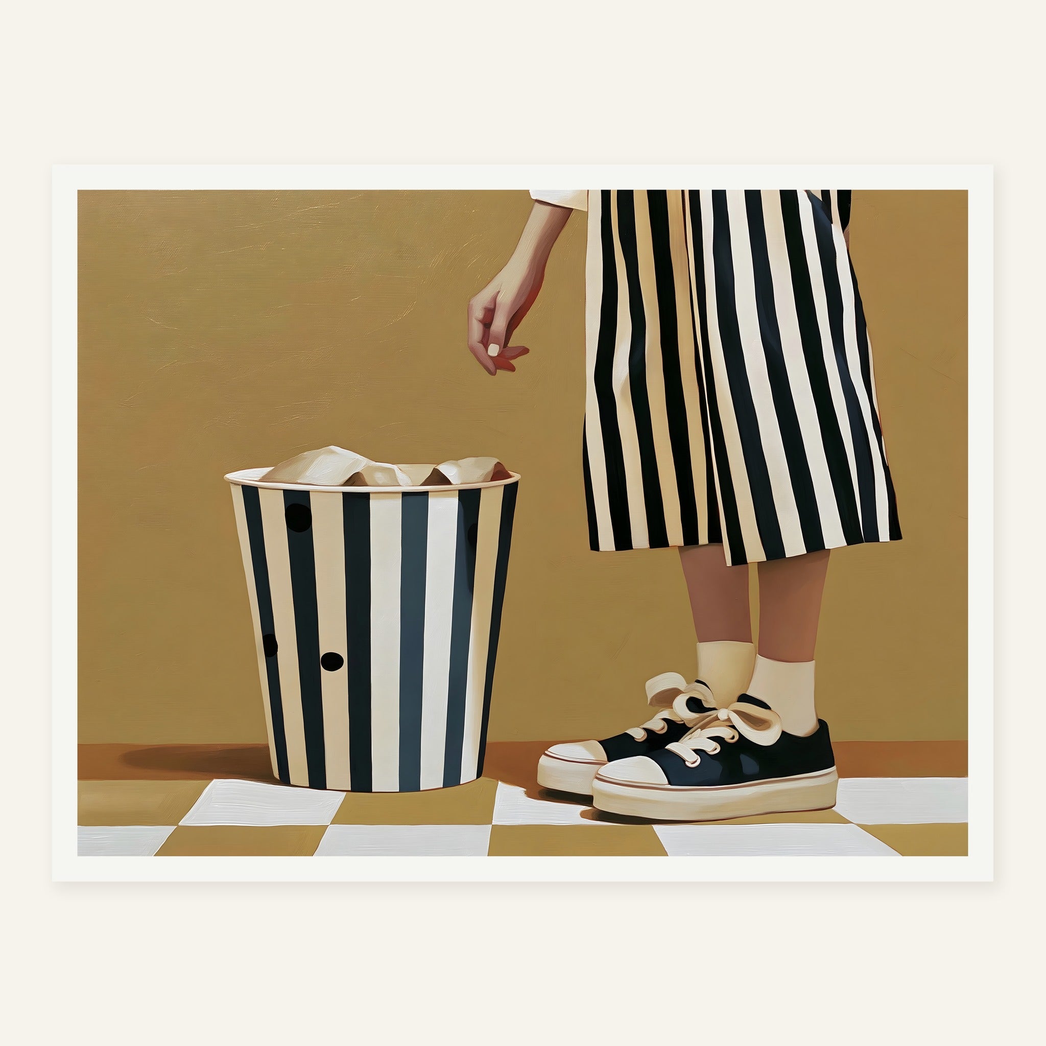 After the Checkout — White frame