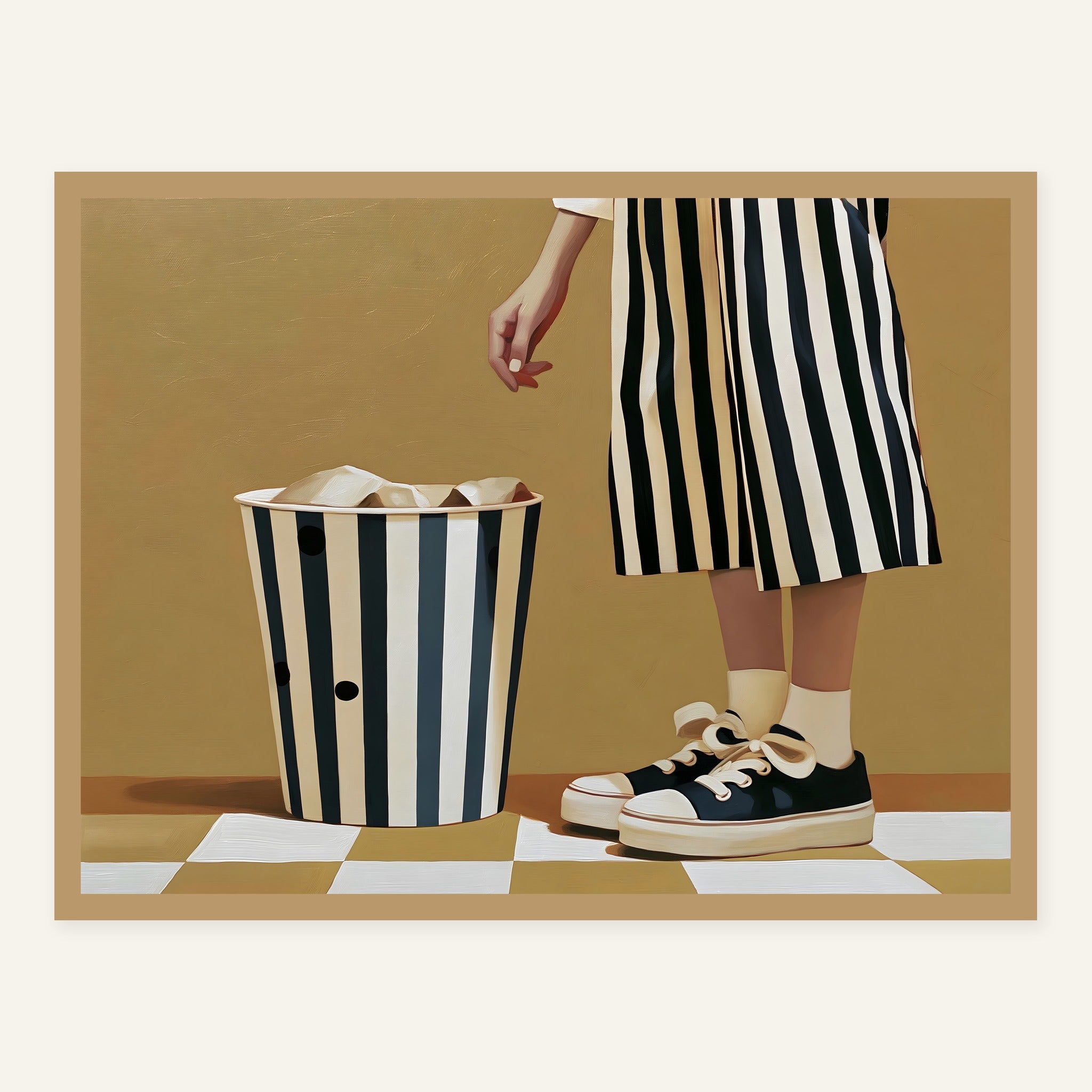 After the Checkout — Wood frame