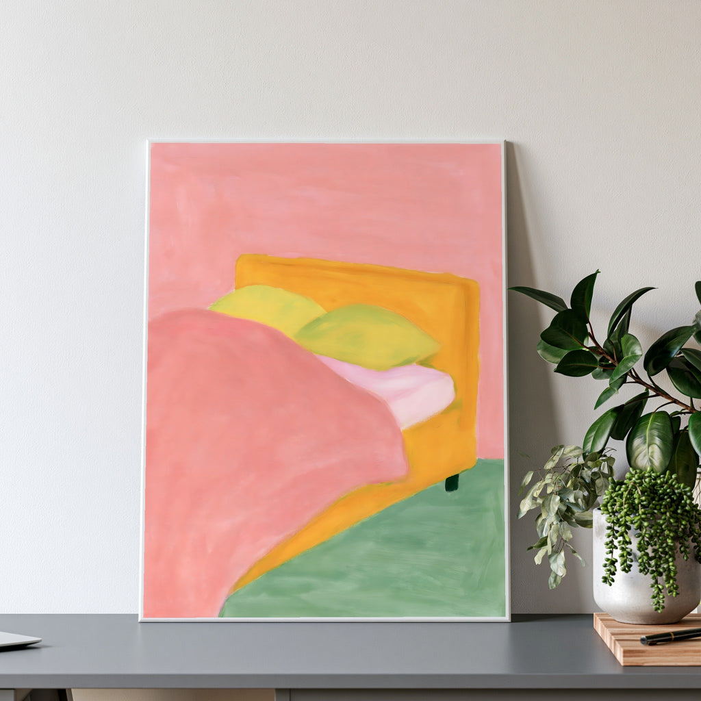 Pastel Corner — art print by paintmoon
