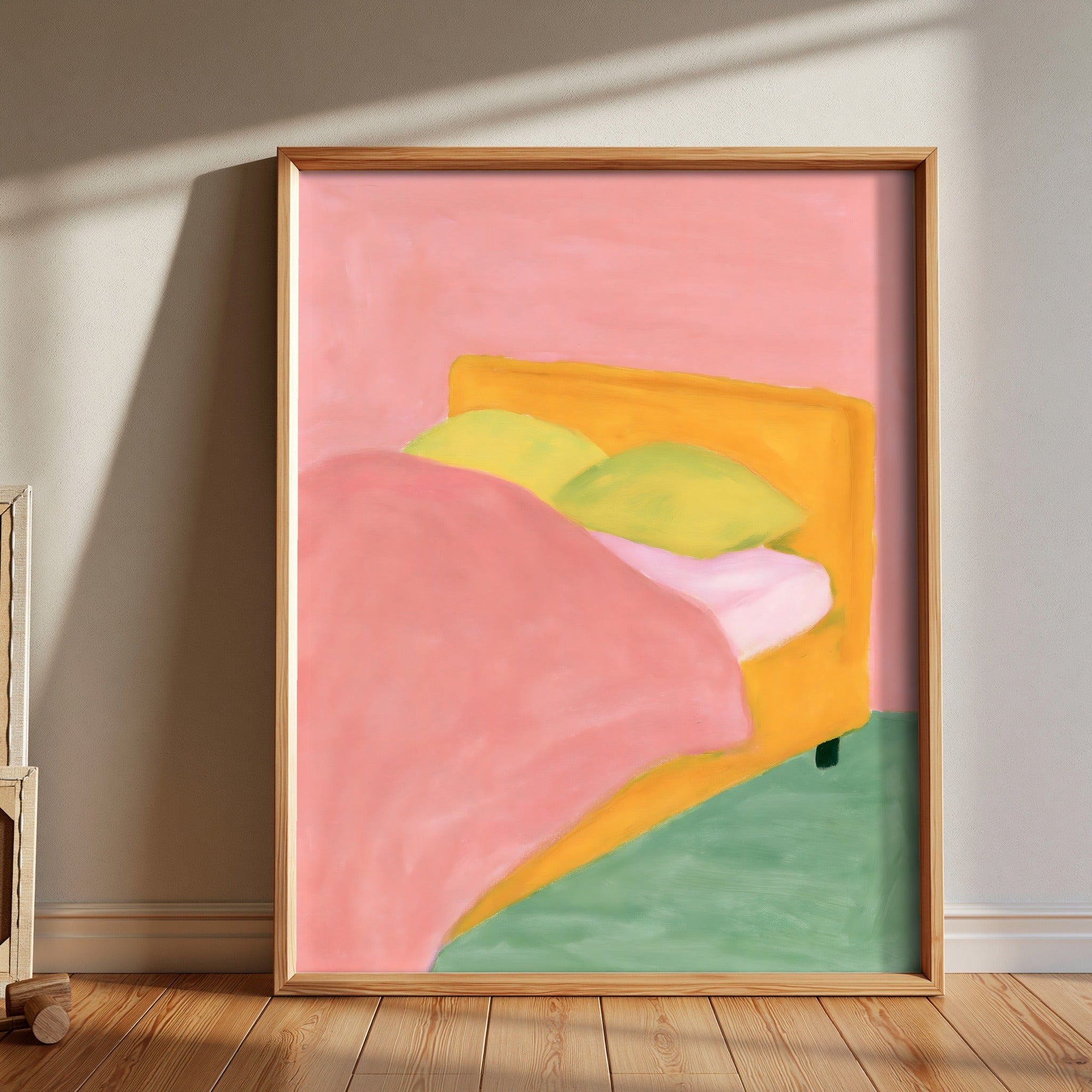 Pastel Corner — art print by paintmoon