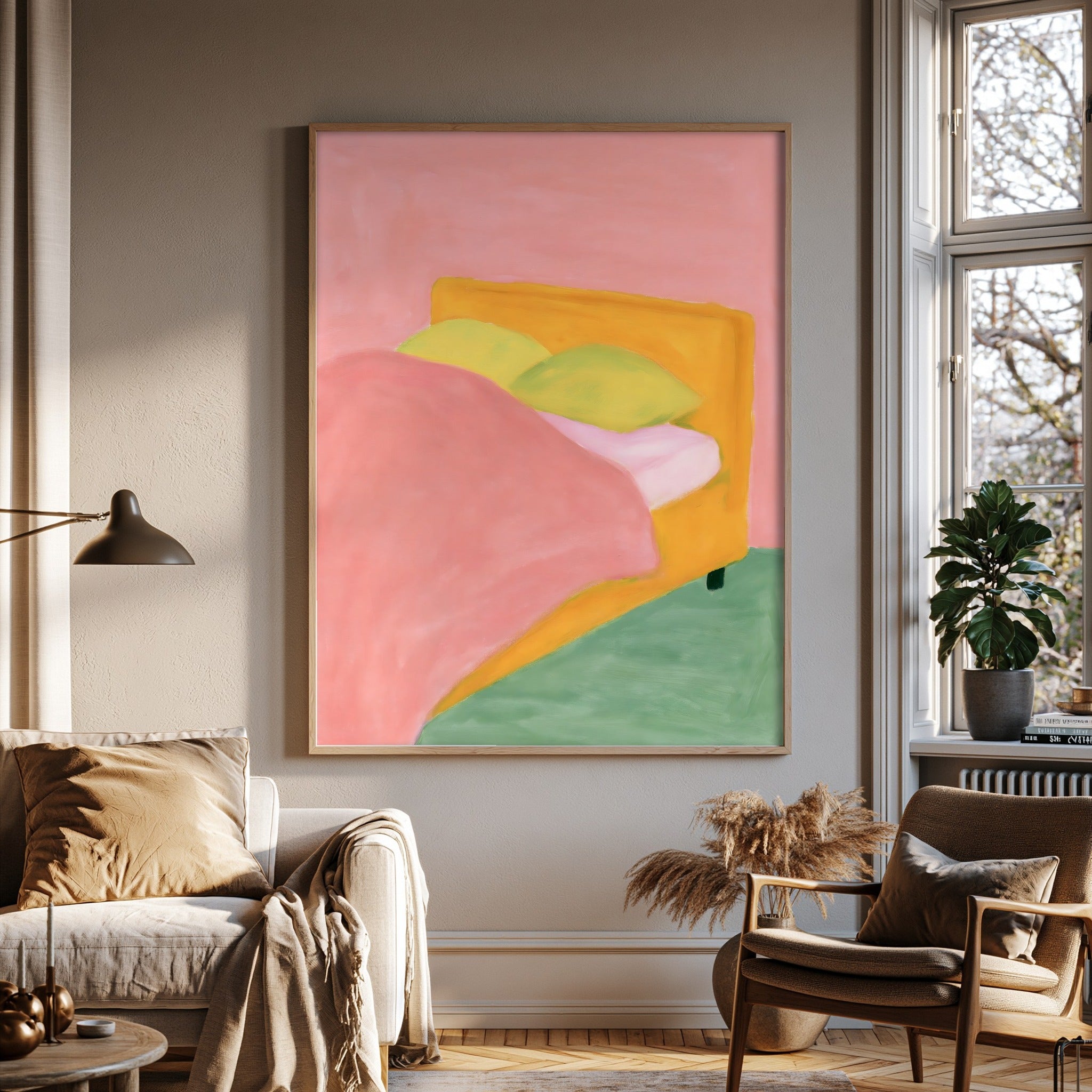 Pastel Corner — art print by paintmoon