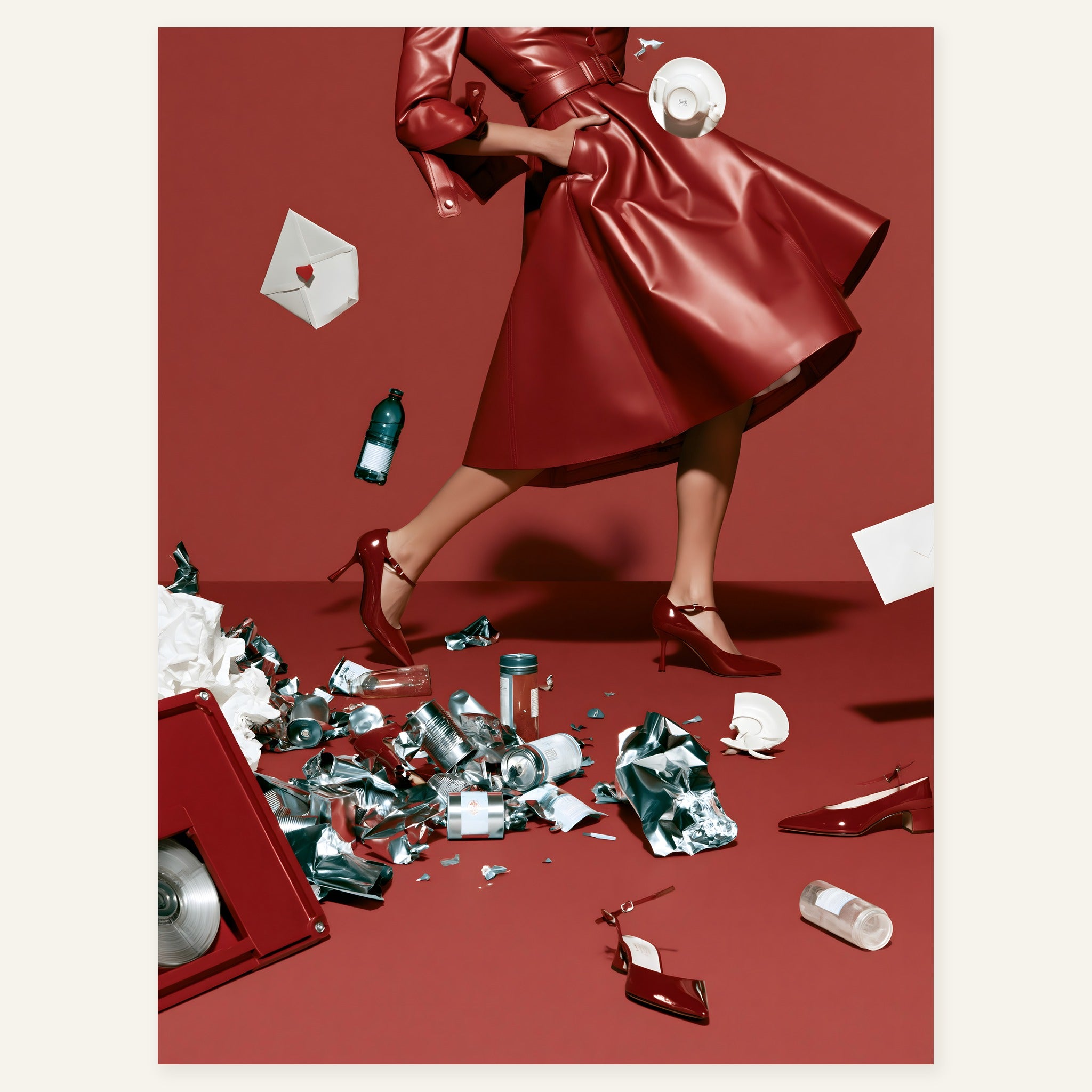 Striding In — art print by paintmoon