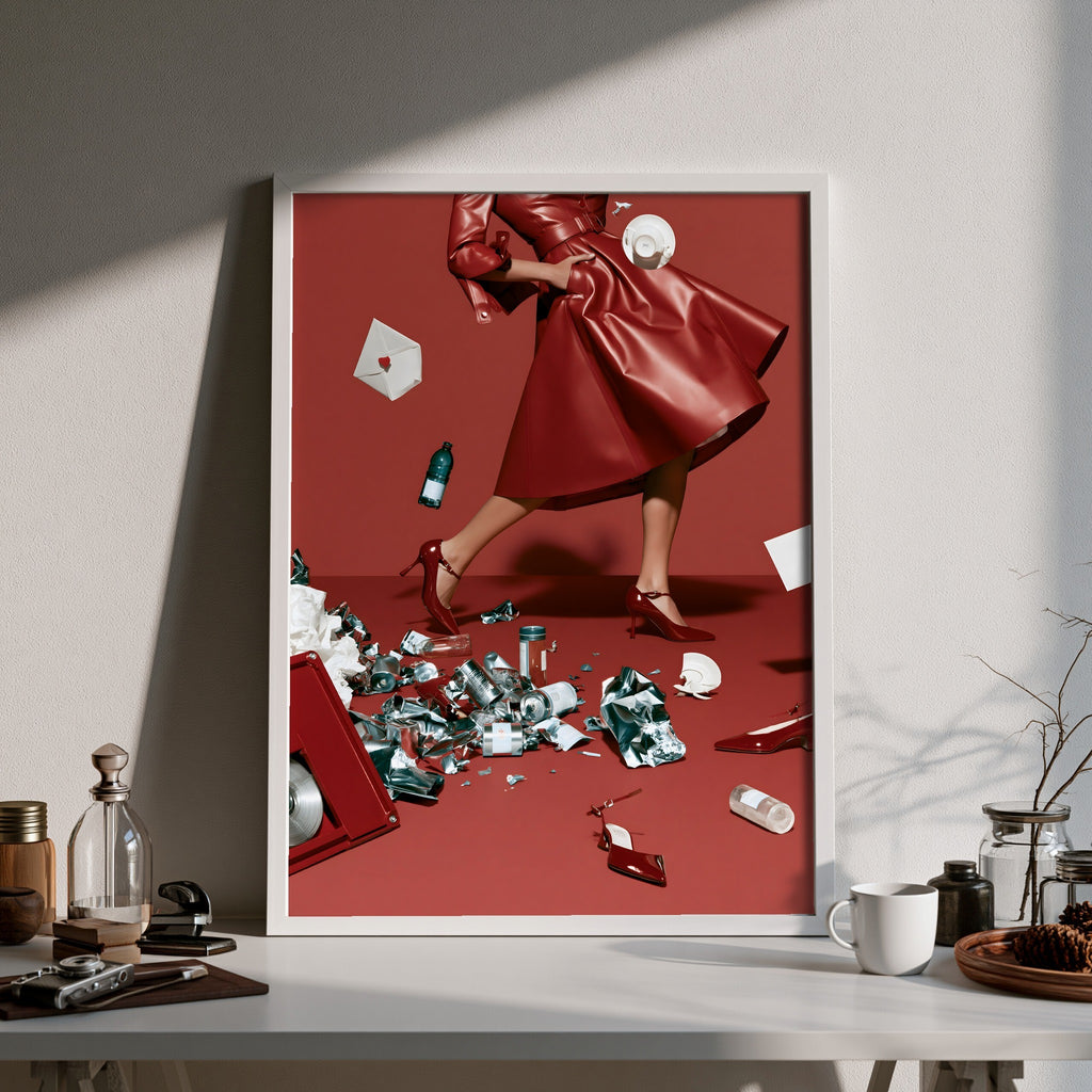 Striding In — art print by paintmoon